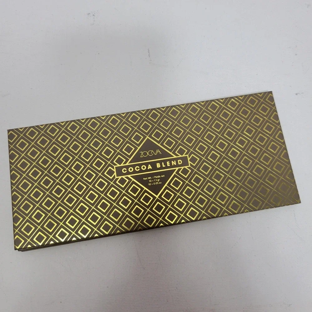 NEW Zoeva Cosmetics Cocoa Blend‎ Eyeshadow Palette Full Size 10 Color Shades